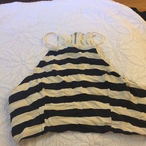 Striped crop tank